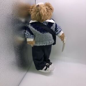 Adorable Paper Boy Bear Plush Alton Blake Galleries Town Country Collection